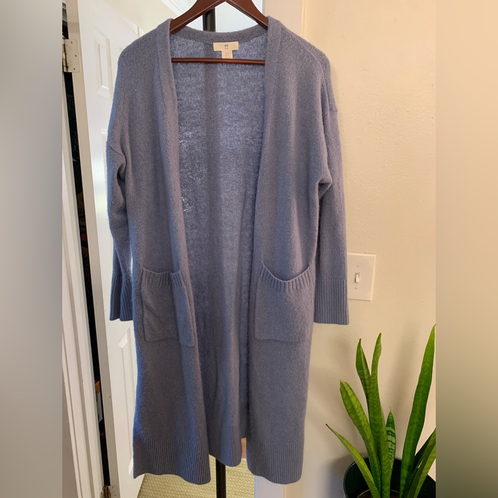 oversized, long cardigan